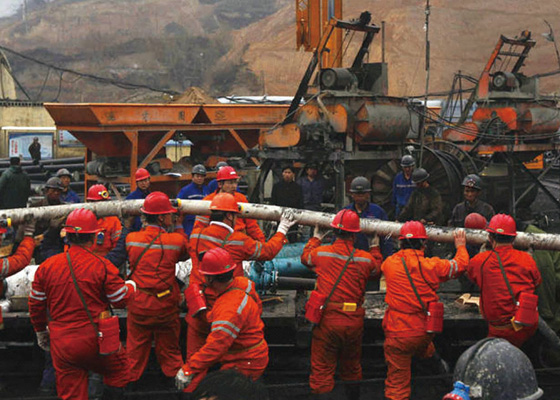 公司产品在王家岭抢险救援